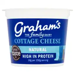 Iceland Graham's the Family Dairy Cottage Cheese Natural 300g offer