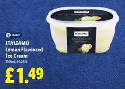 Lidl Italiamo lemon flavoured ice cream offer