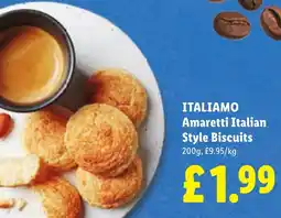 Lidl Italiamo amaretti italian style biscuits offer