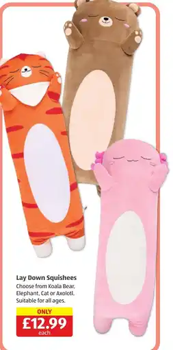 Aldi Lay Down Squishees offer