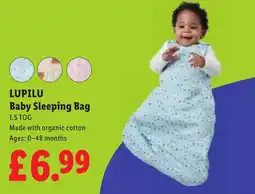 Lidl Lupilu baby sleeping bag offer