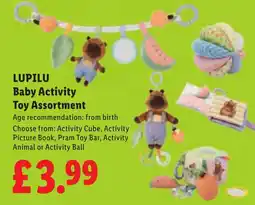 Lidl Lupilu baby activity toy assortment offer