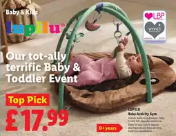 Lidl Lupilu baby activity gym offer