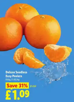 Lidl Deluxe seedless easy peelers offer