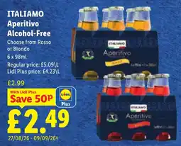 Lidl Italiamo Aperitivo Alcohol-Free offer