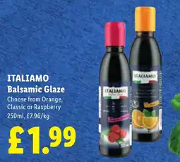 Lidl Italiamo balsamic glaze offer
