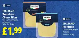 Lidl Italiamo provoletta cheese slices offer