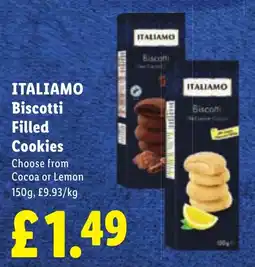 Lidl Italiamo biscotti filled cookies offer