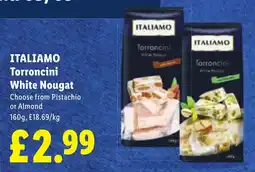 Lidl Italiamo torroncini white nougat offer