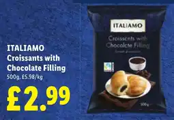 Lidl Italiamo croissants with chocolate filling offer