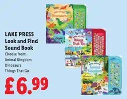 Lidl Lake Press Look and Find Sound Book offer