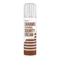 Iceland Iceland Caramel Flavoured Squirty Cream 250g offer