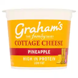 Iceland Graham's The Family Dairy Cottage Cheese Pineapple 300g offer