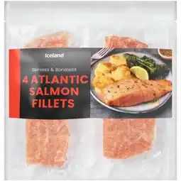 Iceland Iceland 4 Atlantic Salmon Fillets 520g offer
