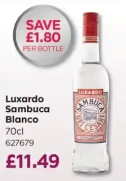 Bestway Luxardo Sambuca Blanco offer