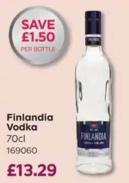Bestway Finlandia Vodka offer