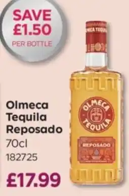 Bestway OlmeCa tequila reposado offer