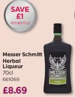 Bestway Messer Schmitt herbal liqueur offer