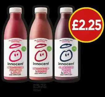 Budgens Innocent 750ml offer