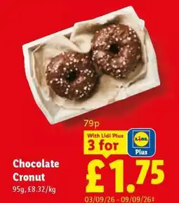 Lidl Chocolate Cronut offer
