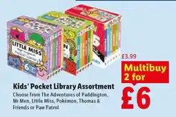 Lidl Kids’ Pocket Library Assortment offer