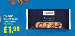 Lidl ITALIAMO Amaretti Italian Style Biscuits offer