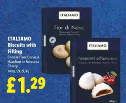 Lidl ITALIAMO Biscuits with Filling offer