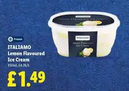 Lidl ITALIAMO Lemon Flavoured Ice Cream offer
