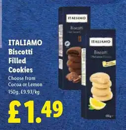 Lidl ITALIAMO Biscotti Filled Cookies offer