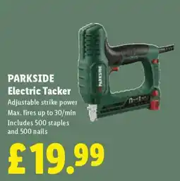 Lidl PARKSIDE Electric Tacker offer