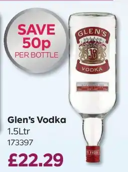 Bestway Glen’s Vodka offer