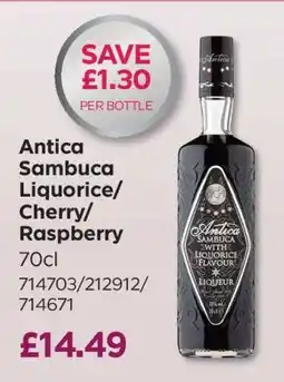 Bestway Antica Sambuca Liquorice/Cherry/Raspberry offer