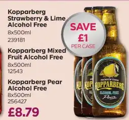Bestway Kopparberg Strawberry & Lime Alcohol Free offer