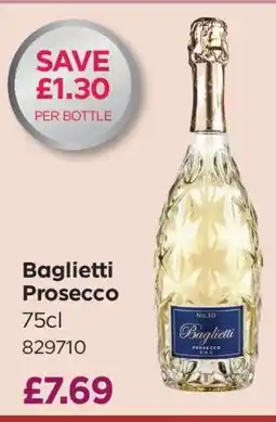 Bestway Baglietti Prosecco offer
