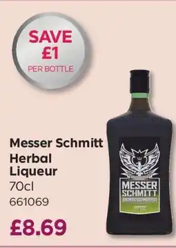 Bestway Messer Schmitt Herbal Liqueur offer