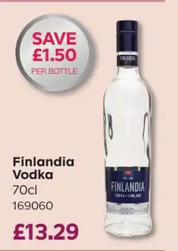 Bestway Finlandia Vodka offer