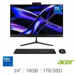 Costco Acer C24-B, Intel Core 5, 16GB RAM, 1TB SSD, 24 Inch All in One Desktop PC, DQ.BRREK.002 offer