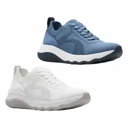 Costco Clarks Ladies Circuit Tie Knitted Trainer offer
