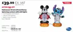 Costco Halloween 16 inch Disney Spinning Lantern with LED lights offer