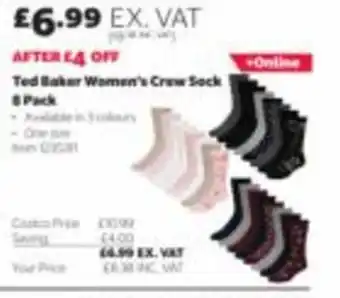 Ted Baker Women's Crew Sock