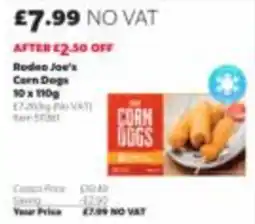 Costco Rodeo Joe's corn dogs offer