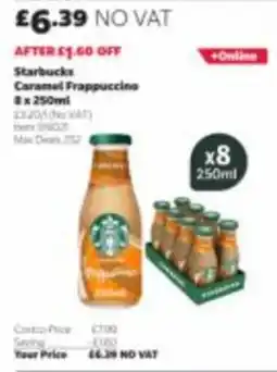 Costco Starbucks caramel frappuccino offer