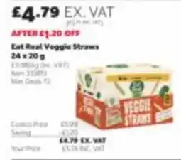 Costco Eat Real Veggie Straws offer