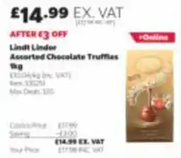 Costco Lindt Lindor Assorted Chocolate Truffles offer