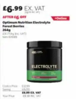 Costco Optimum Nutrition Electrolyte offer