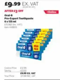 Costco Oral-B Pro-Expert Toothpaste offer