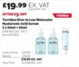 Costco Terriden Dive-in Low Molecular Hyaluronic Acid Serum offer