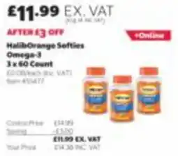 Costco HalibOrange Softies Omega-3 offer