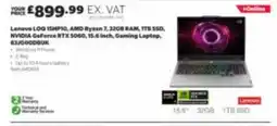 Costco Lenovo log 15hp10 gaming laptop offer