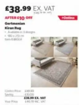 Costco Gertmenian Kiran Rug offer